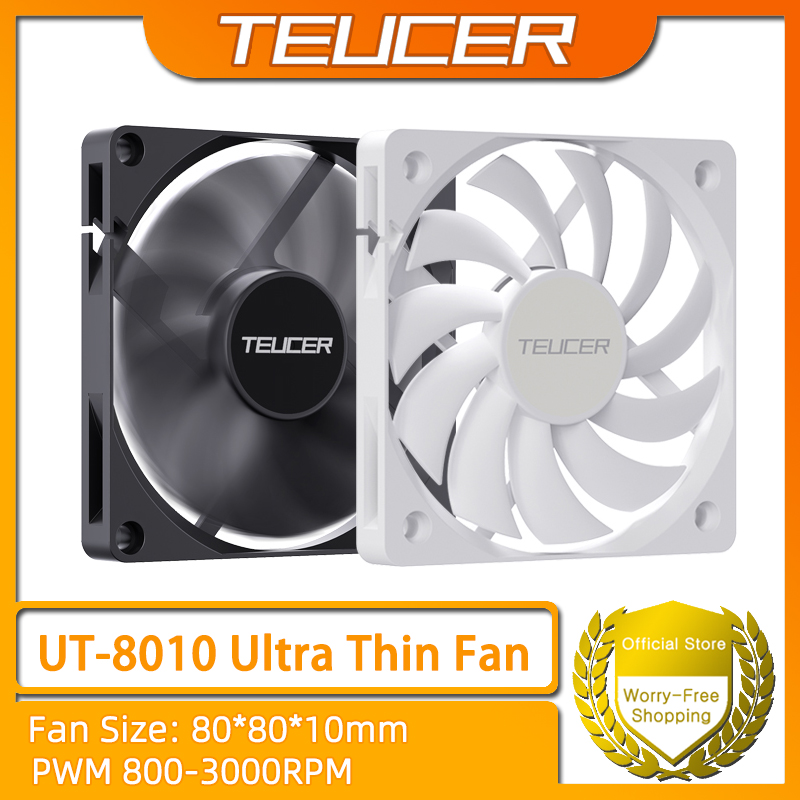 Pc Chassis - TEUCER UT-8010 Ventilador de chassi ultrafino