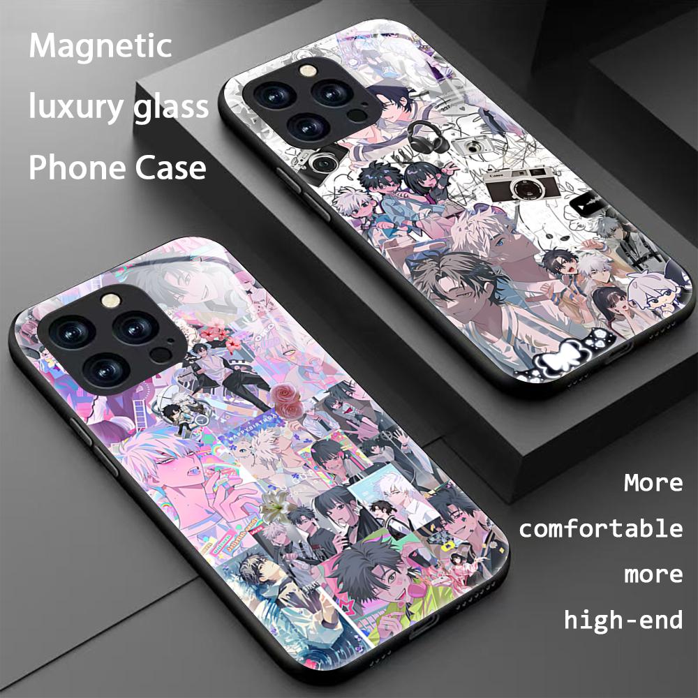 Mini Pc Case - Capa de Celular Magnética de Vidro