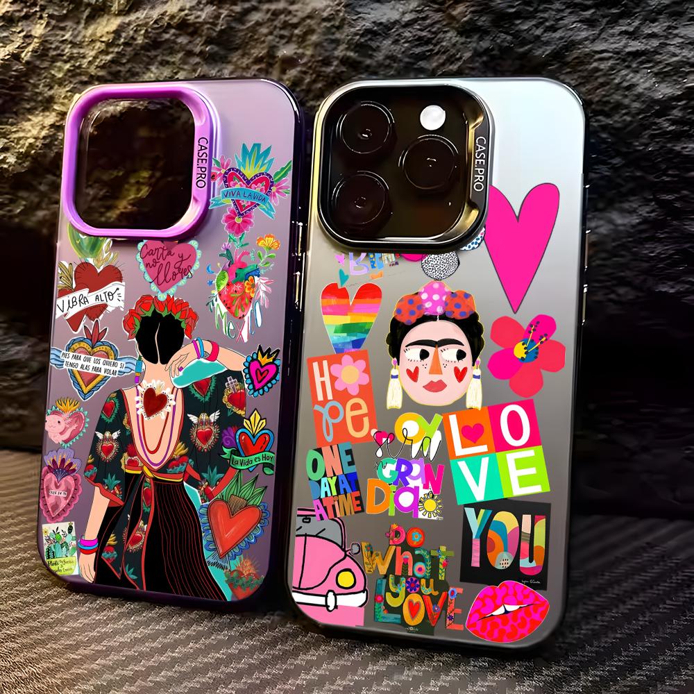 Matte Pc Case - Capa de Celular F-frida Kahlo Design