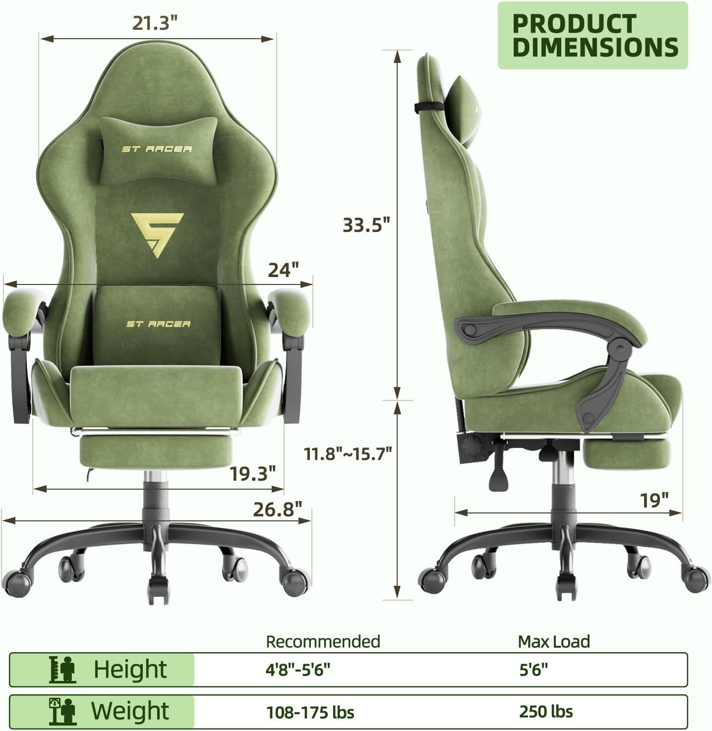 Cadeira de jogos de design des - Computer Case avaliação e preço