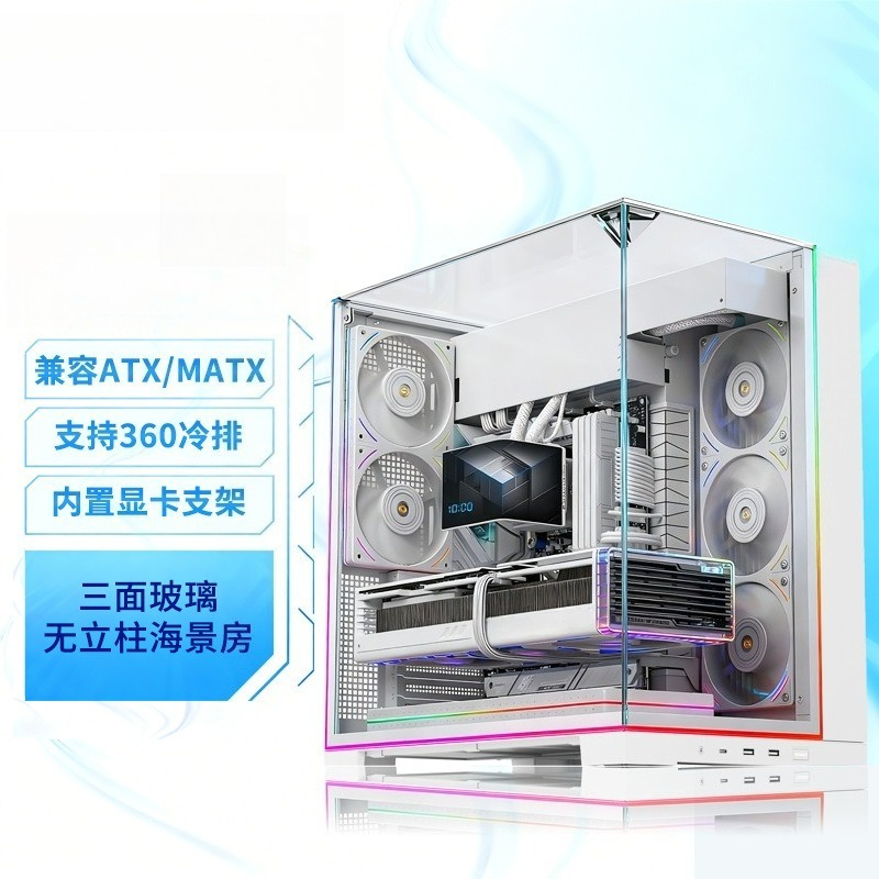 Gabinete de PC Branco Panorâmi - Atx Case avaliação e preço