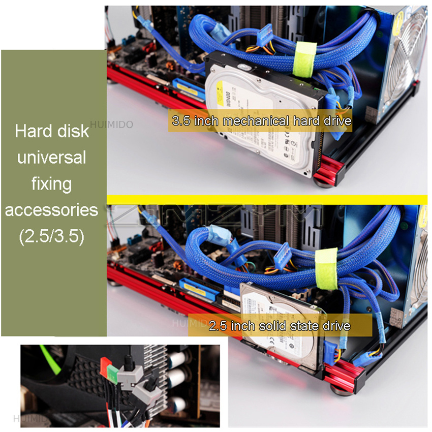 Gabinete de Computador em Liga - Aluminum Open Frame Test Bench Water Cooling avaliação e preço