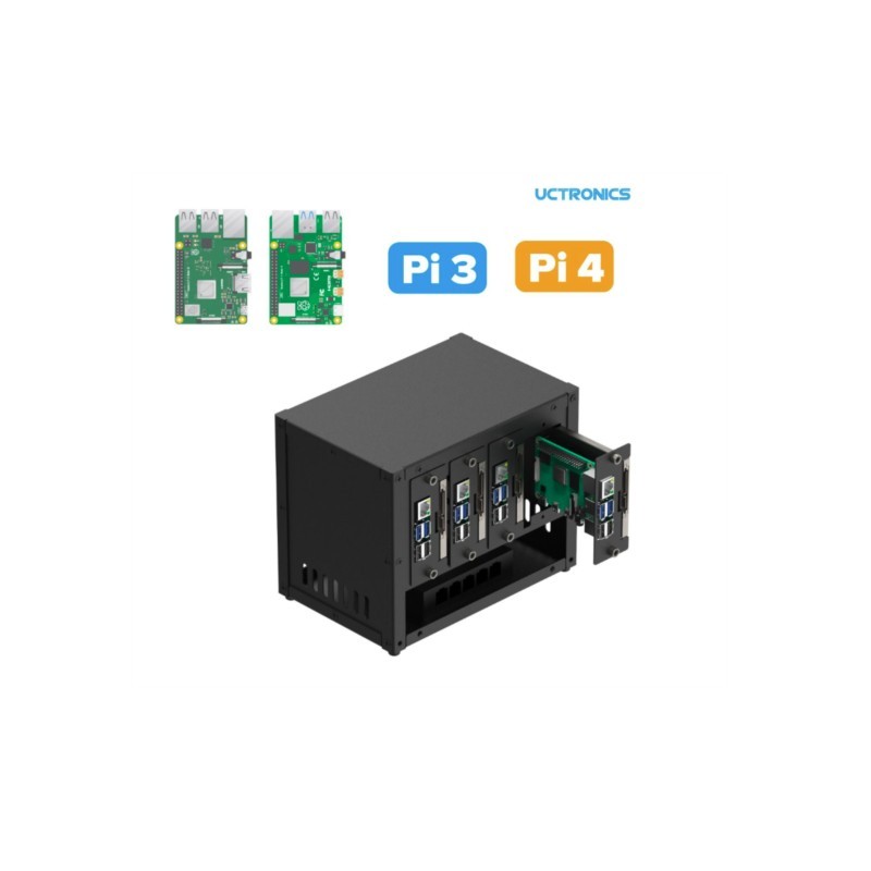 Gabinete UCTRONICS para Cluste - Case Fans avaliação e preço