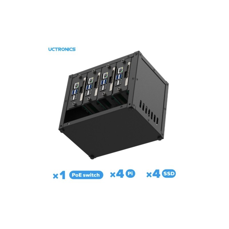 Gabinete UCTRONICS para Cluste - Case Fans avaliação e preço