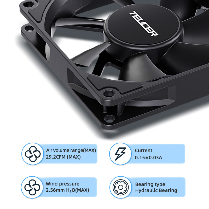 Teucer UT-8015 8CM Ventilador  - Pc Chassis avaliação e preço